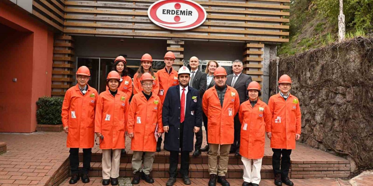 DÜNYA ÇELİK SEKTÖRÜNÜN TEMSİLCİLERİ ERDEMİR’DE