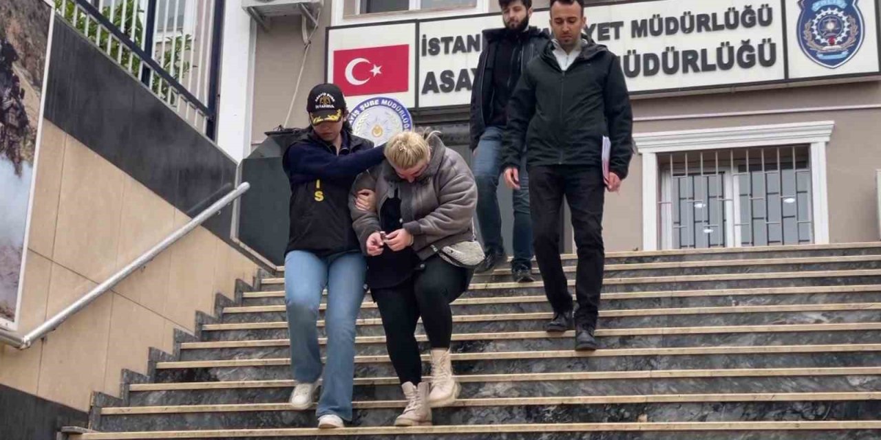 ÜMRANİYE’DE KUYUMCUDAN 100 BİN LİRALIK ALTIN BİLEKLİK ÇALAN KADIN YAKALANDI