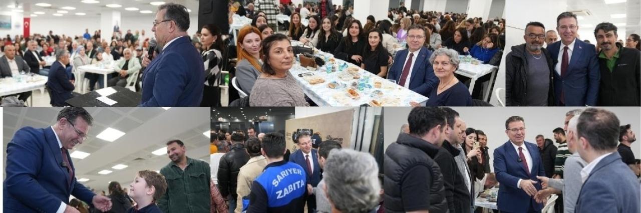 BAŞKAN AKSU, ÇALIŞANLARIYLA İFTARDA BAYRAMLAŞTI