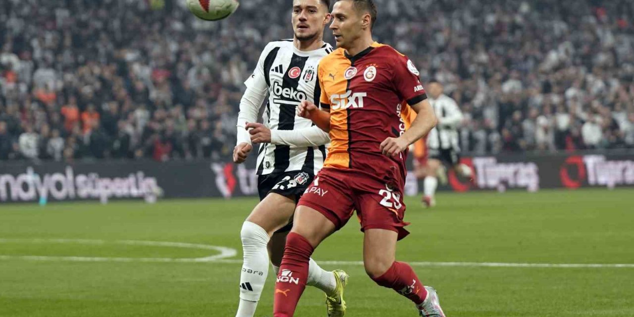 TRENDYOL SÜPER LİG: BEŞİKTAŞ: 1 - GALATASARAY: 1 (İLK YARI)