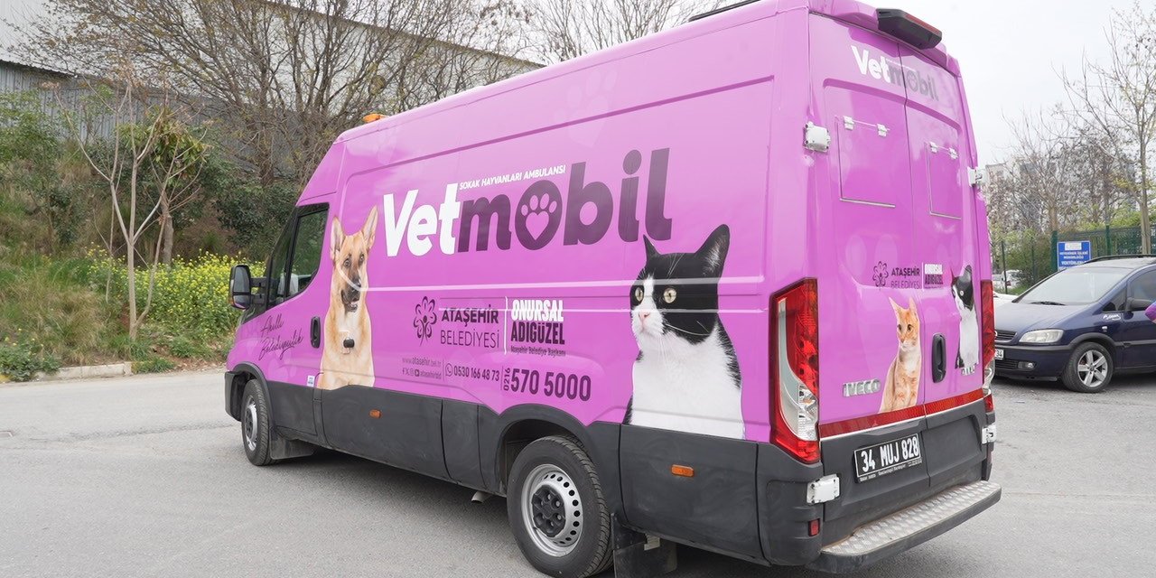 ATAŞEHİR BELEDİYESİ, YENİ HAYVAN AMBULANSI "VETMOBİL"İ HİZMETE SUNUYOR