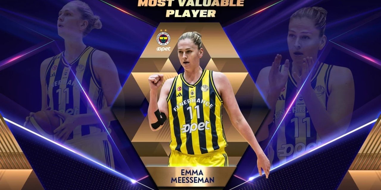 KADINLAR EUROLEAGUE’DE SEZONUN MVP’Sİ ÜST ÜSTE 3. KEZ EMMA MEESSEMAN