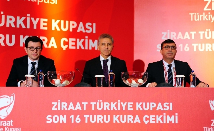 Ziraat Türkiye Kupası Son 16 Turu kura çekimi yapıldı