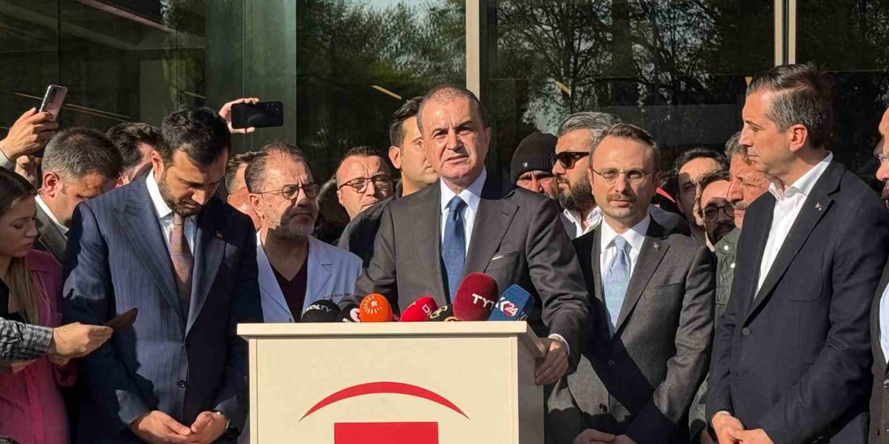 AK PARTİ SÖZCÜSÜ ÖMER ÇELİK, SIRRI SÜREYYA ÖNDER’İ HASTANEDE ZİYARET ETTİ