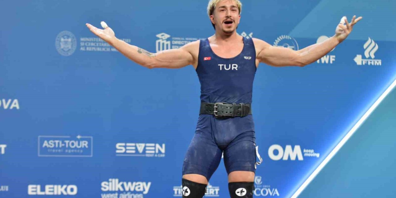 MİLLİ HALTERCİ YUSUF FEHMİ GENÇ’TEN REKORLAR GELEN AVRUPA ŞAMPİYONLUĞU