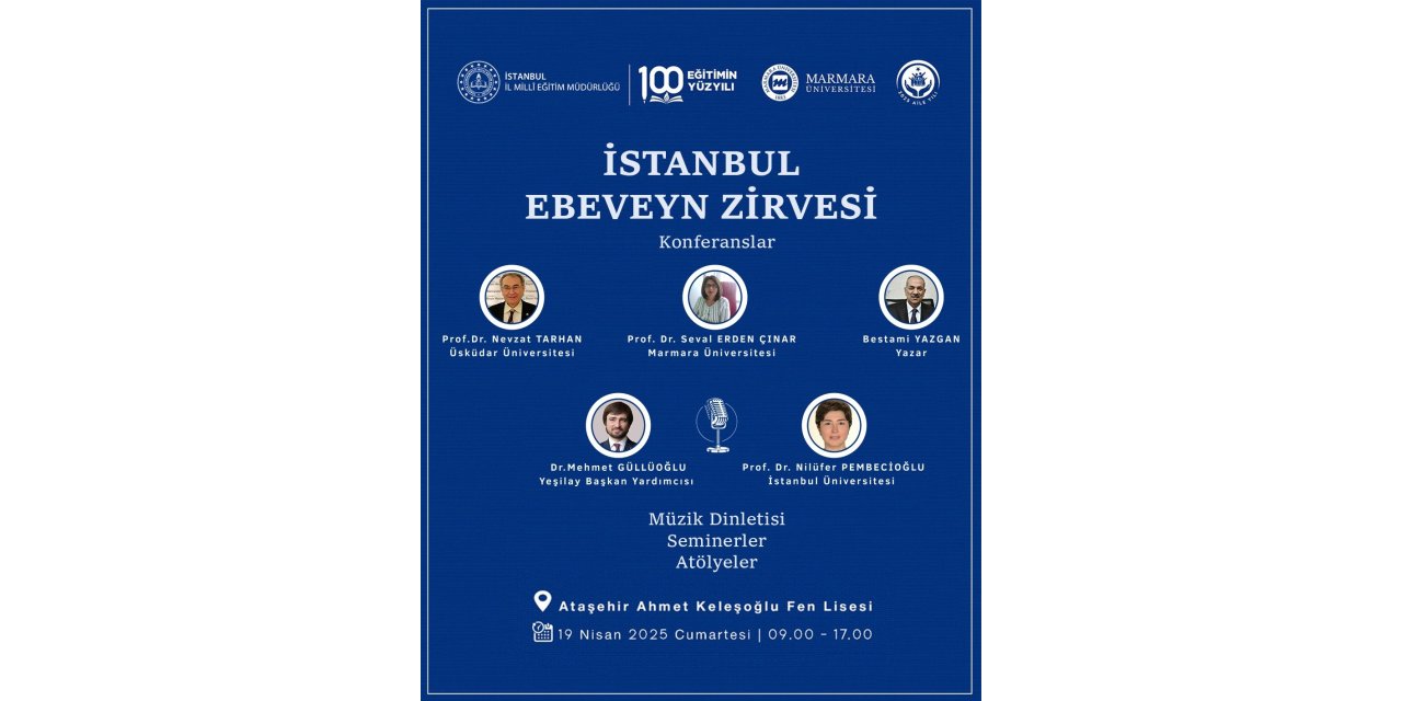 AİLEDEN GELECEĞE: İSTANBUL EBEVEYN ZİRVESİ BAŞLIYOR