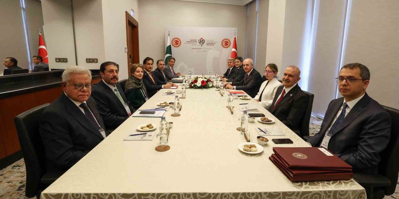 TBMM BAŞKANI NUMAN KURTULMUŞ, İSTANBUL’DA PAKİSTAN ULUSAL MECLİS BAŞKANI SADIK İLE GÖRÜŞTÜ