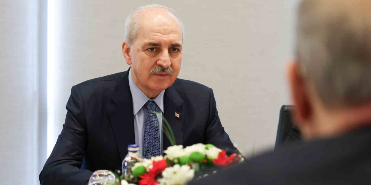 TBMM BAŞKANI KURTULMUŞ, İSTANBUL’DA FİLİSTİN ULUSAL KONSEYİ BAŞKANI FATTOUH İLE GÖRÜŞTÜ