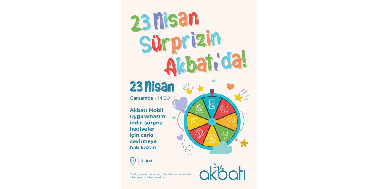 AKBATI, 23 NİSAN PROGRAMINI AÇIKLADI