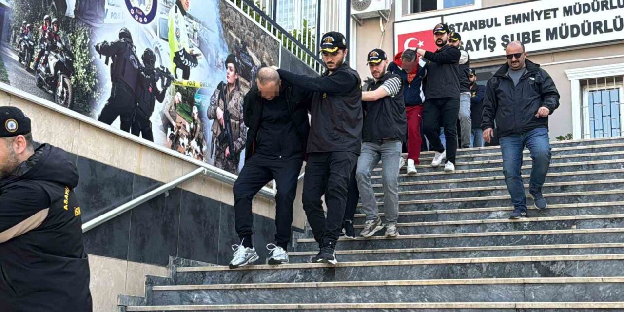 ULUSLARARASI SUÇ ÖRGÜTÜ ‘HELLS ANGELS’ BAĞLANTILI 10 ŞÜPHELİ ADLİYEYE SEVK EDİLDİ