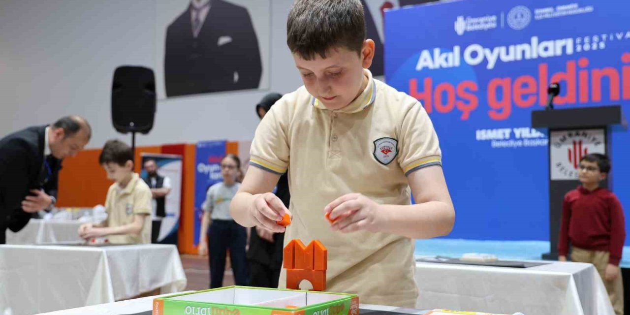 ÜMRANİYE’DE "AKIL OYUNLARI FESTİVALİ" HEYECANI YAŞANDI