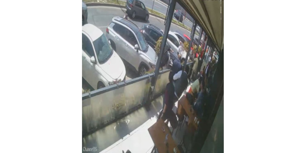 BEYLİKDÜZÜ RESTAURANTTA YAŞANAN PANİK ANLARI GÜVENLİK KAMERASINA YANSIDI