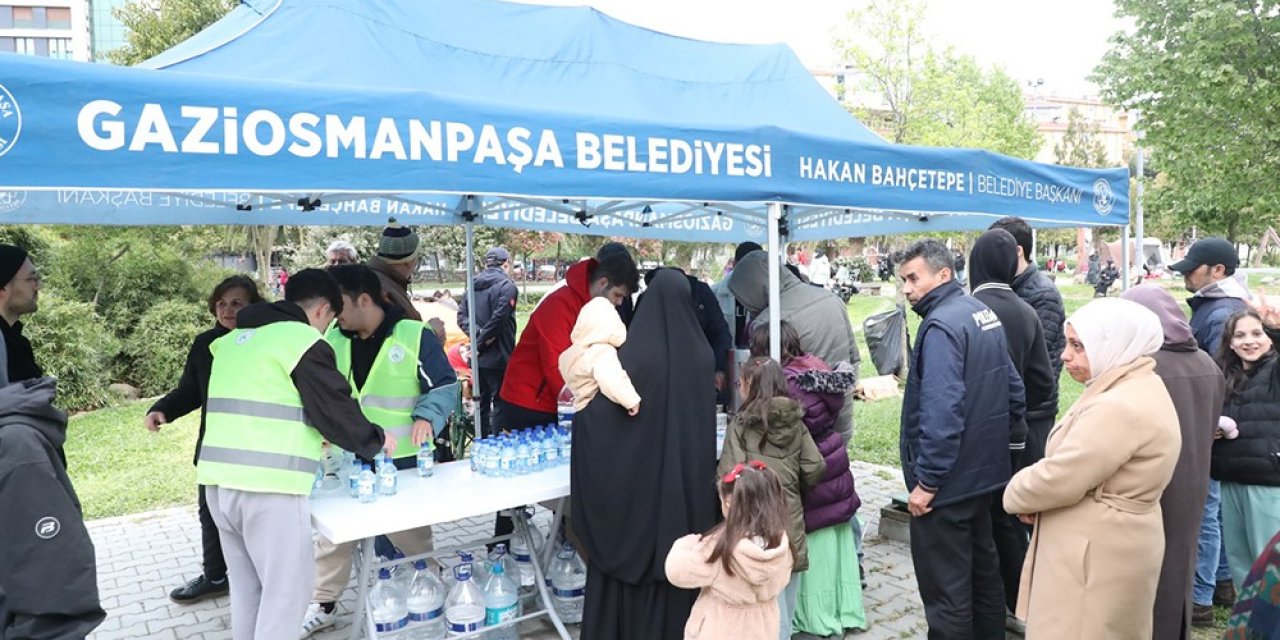 GAZİOSMANPAŞA BELEDİYESİ’NDEN, DEPREM SONRASI DAYANIŞMA SEFERBERLİĞİ