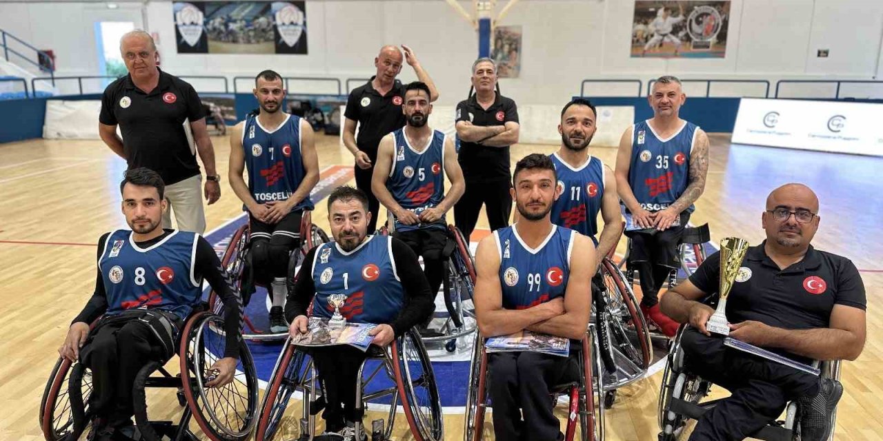 TOSYALI İSKENDERUN TEKERLEKLİ SANDALYE BASKETBOL TAKIMI, AVRUPA ŞAMPİYONU OLDU