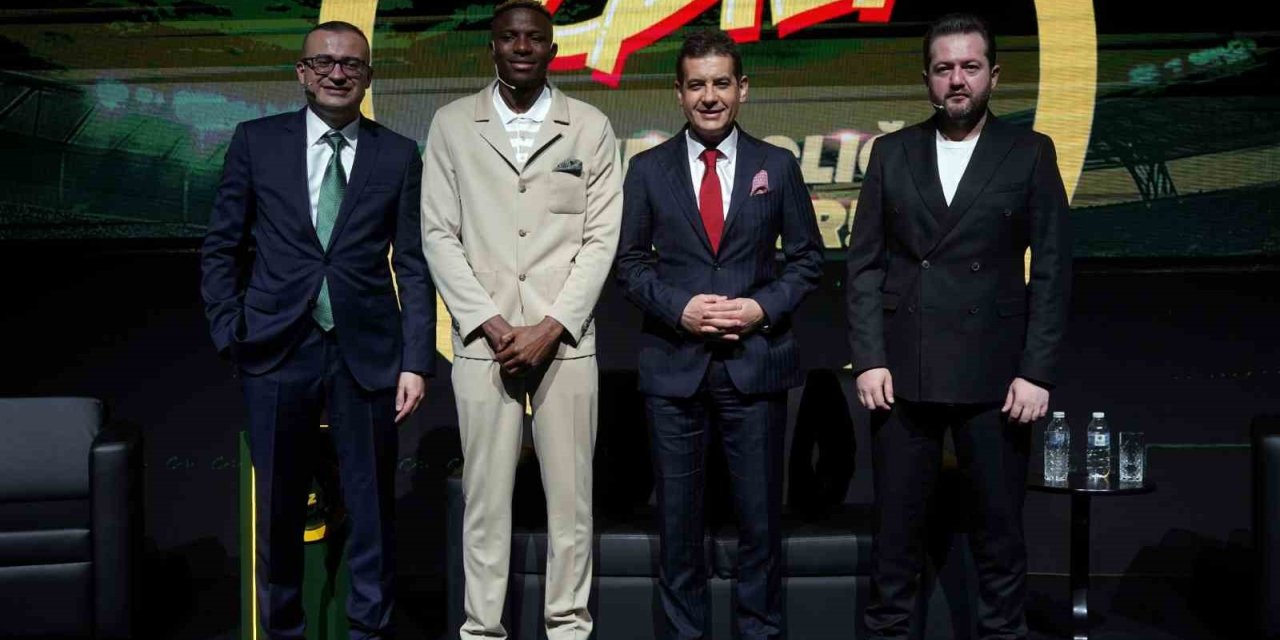 ÜLKER, OSİMHEN VE ÇİZİMEN’İ AYNI SAHNEDE BULUŞTURDU