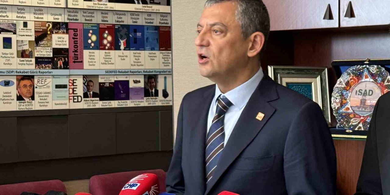 CHP GENEL BAŞKANI ÖZEL, TÜRKONFED’İ ZİYARET ETTİ