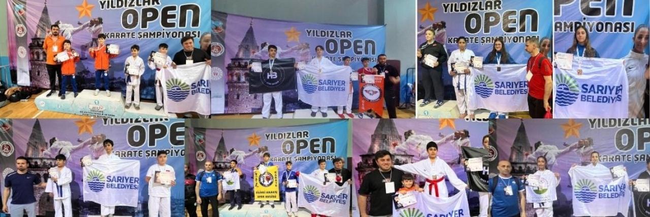 SARIYER BELEDİYESİ SPOR KULÜBÜ MİNİK KARATECİLERİNDEN MADALYA YAĞMURU