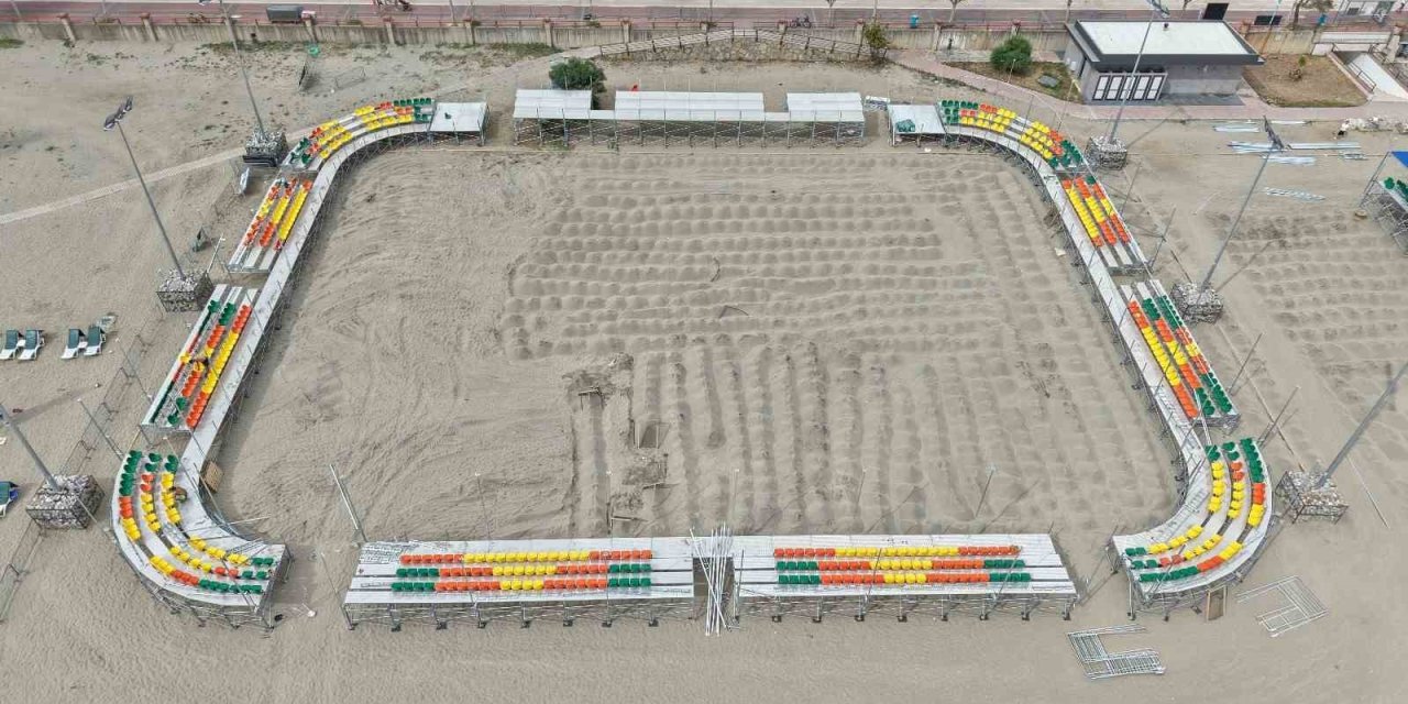 ALANYA ULUSLARARASI PLAJ SPORLARI MERKEZİ, ULUSLARARASI ARENADA SAHNEYE ÇIKIYOR