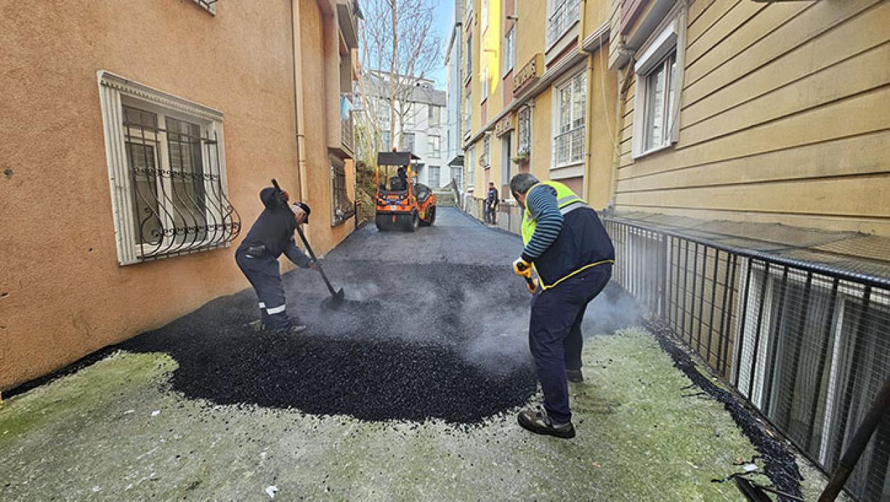 KÂĞITHANE’DE YOLLAR DAHA GÜVENLİ HALE GELİYOR