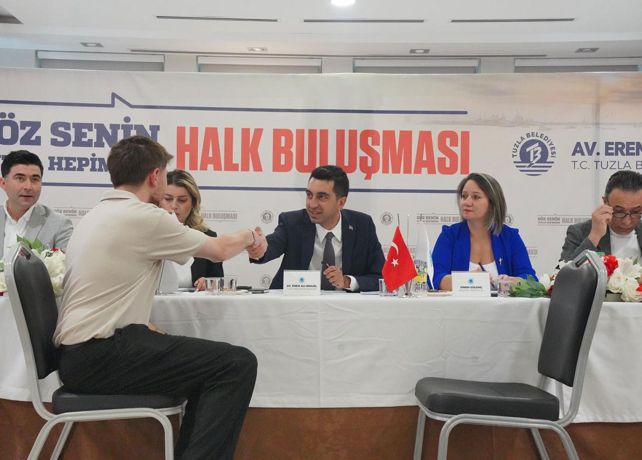 Başkan Eren Ali Bingöl komşularıyla bir araya geldi