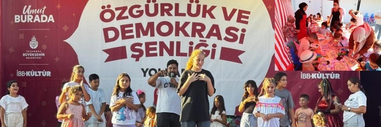 İBB’DEN DEMİRCİKÖY’DE ÇOCUKLARA ÖZEL “ÖZGÜRLÜK VE DEMOKRASİ ŞENLİĞİ” COŞKUSU
