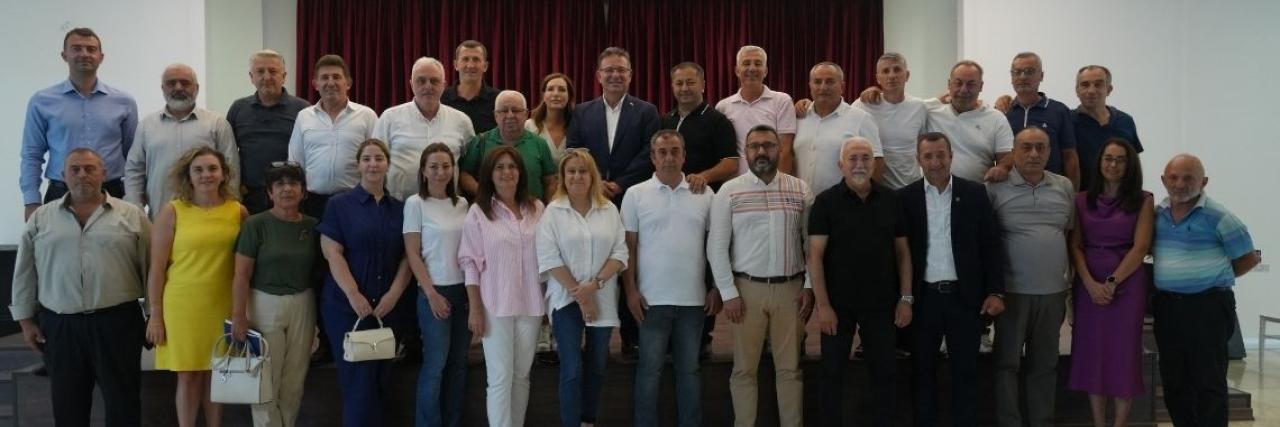 BAŞKAN M.OKTAY AKSU, MUHTARLARLA BULUŞTU
