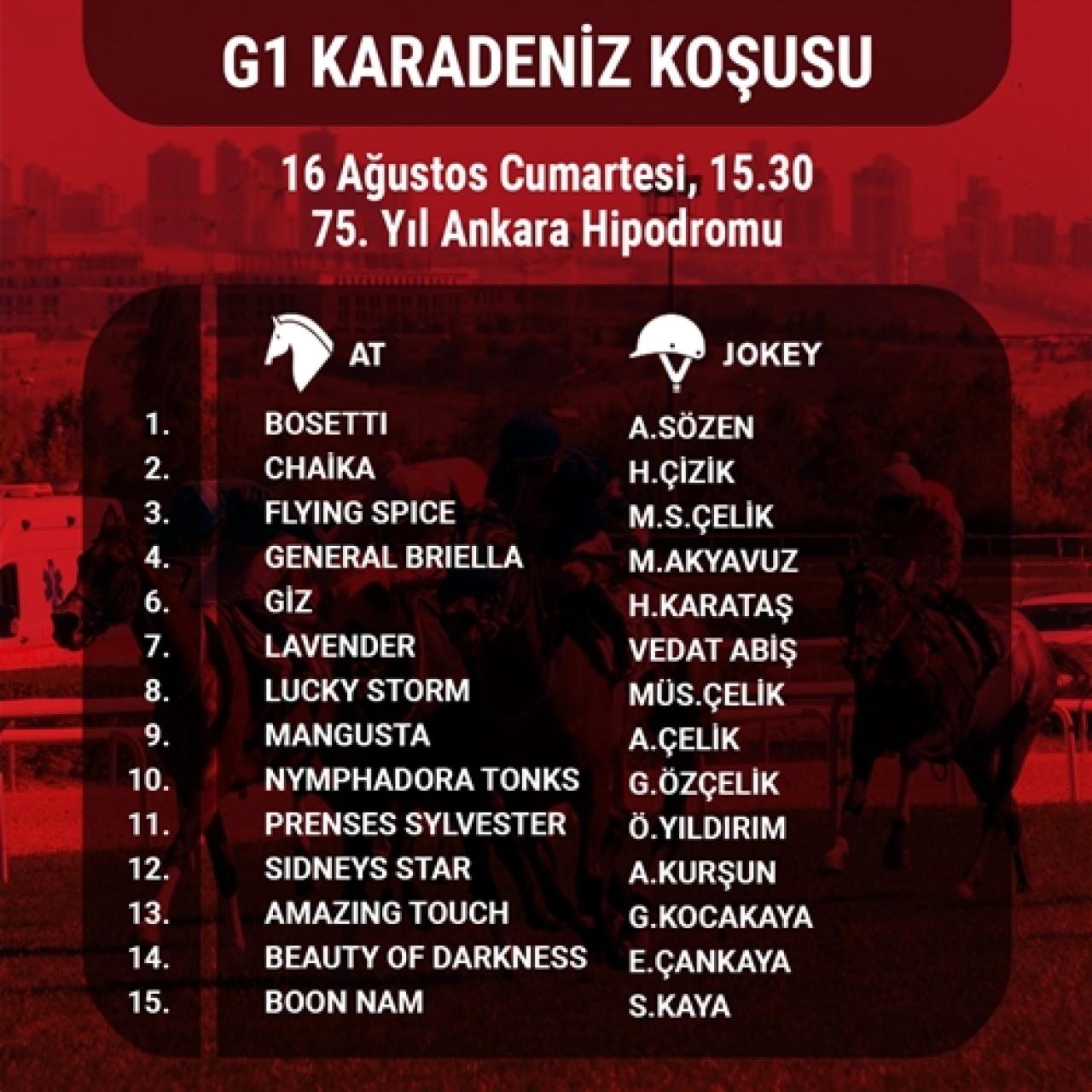 Ankara ve İstanbul'da Grup 1 koşu heyecanı!