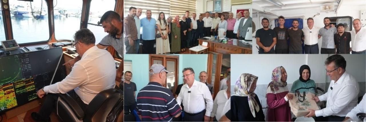 BAŞKAN AKSU, RUMELİ FENERİ’NDE BALIKÇILARLA “VİRA BİSMİLLAH” DEDİ