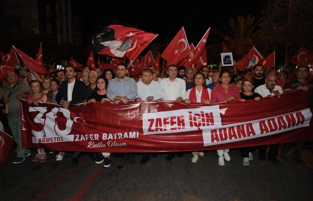 30 Ağustos Coşkusu Adana’yı Sardı