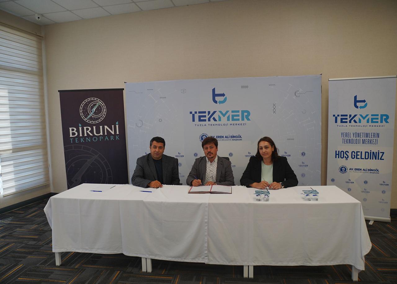 Tuzla TEKMER ve Biruni Teknopark’tan stratejik iş birliği