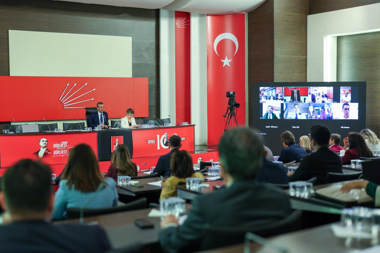 Cumhuriyet Halk Partisi Genel Başkanı Özgür Özel, CHP Parti Meclisi Toplantısına Başkanlık Etti