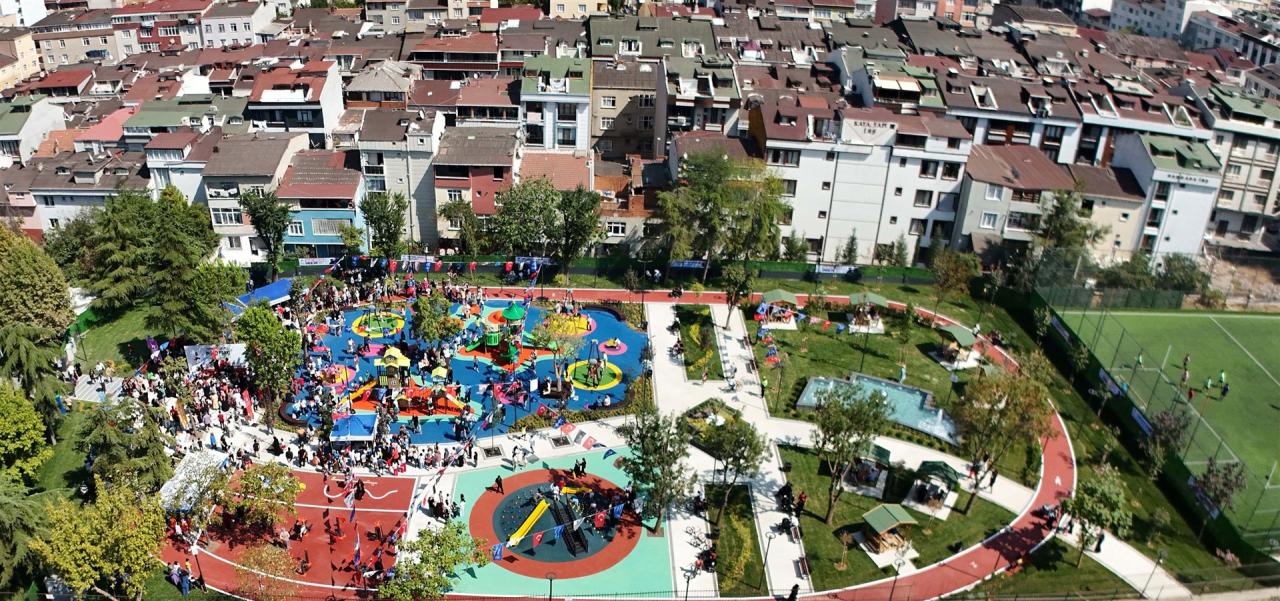 İNÖNÜ PARKI AÇILDI