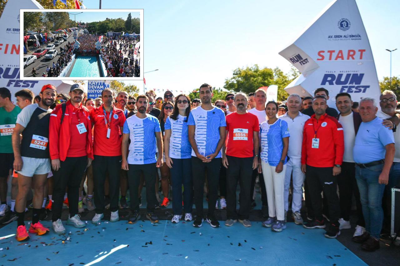 Tuzla’da 3 bin kişi Avrupa Hareketlilik Haftası’nda koştu