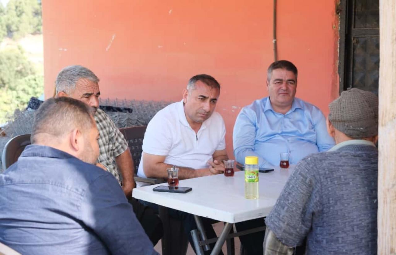 Güngör Geçer, Aladağ Ve Köylerinde Halkla Buluştu