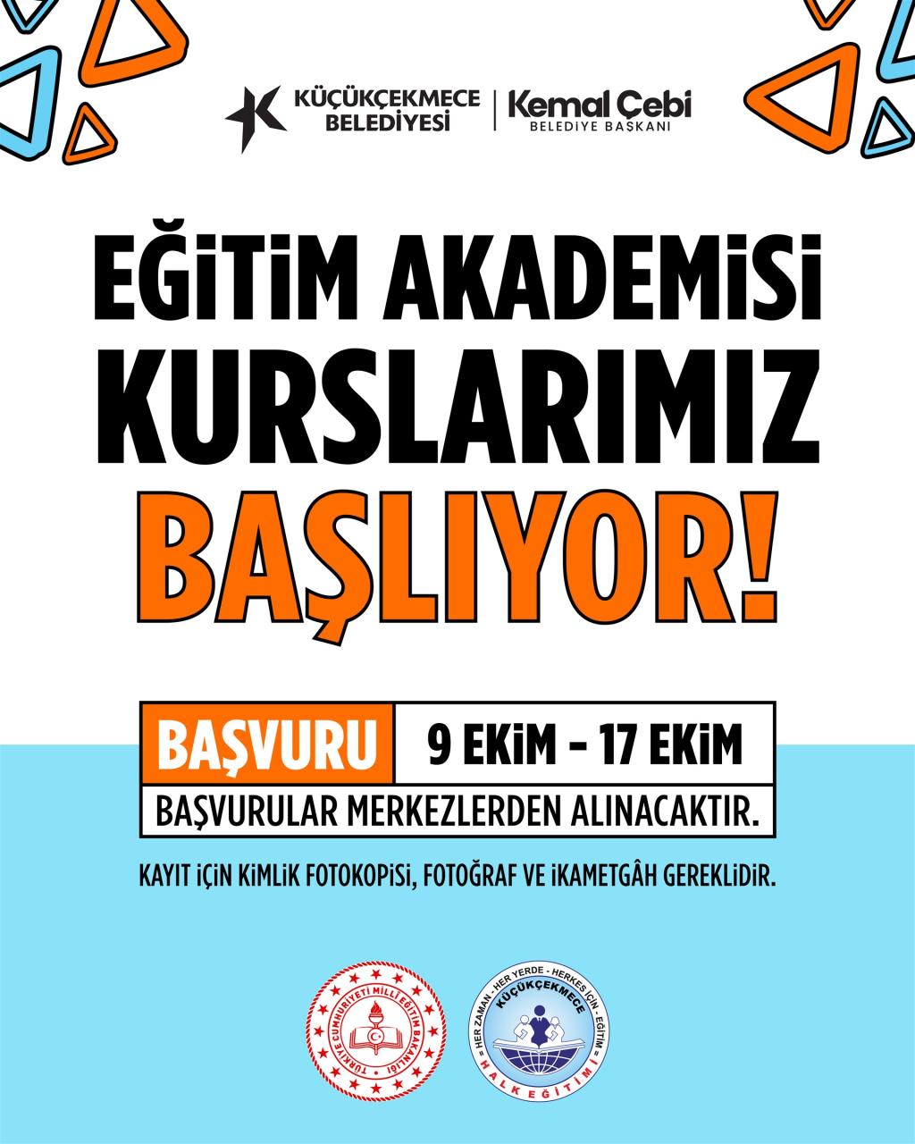 18 BRANŞTA EĞİTİM AKADEMİSİ KURSLARI BAŞLIYOR