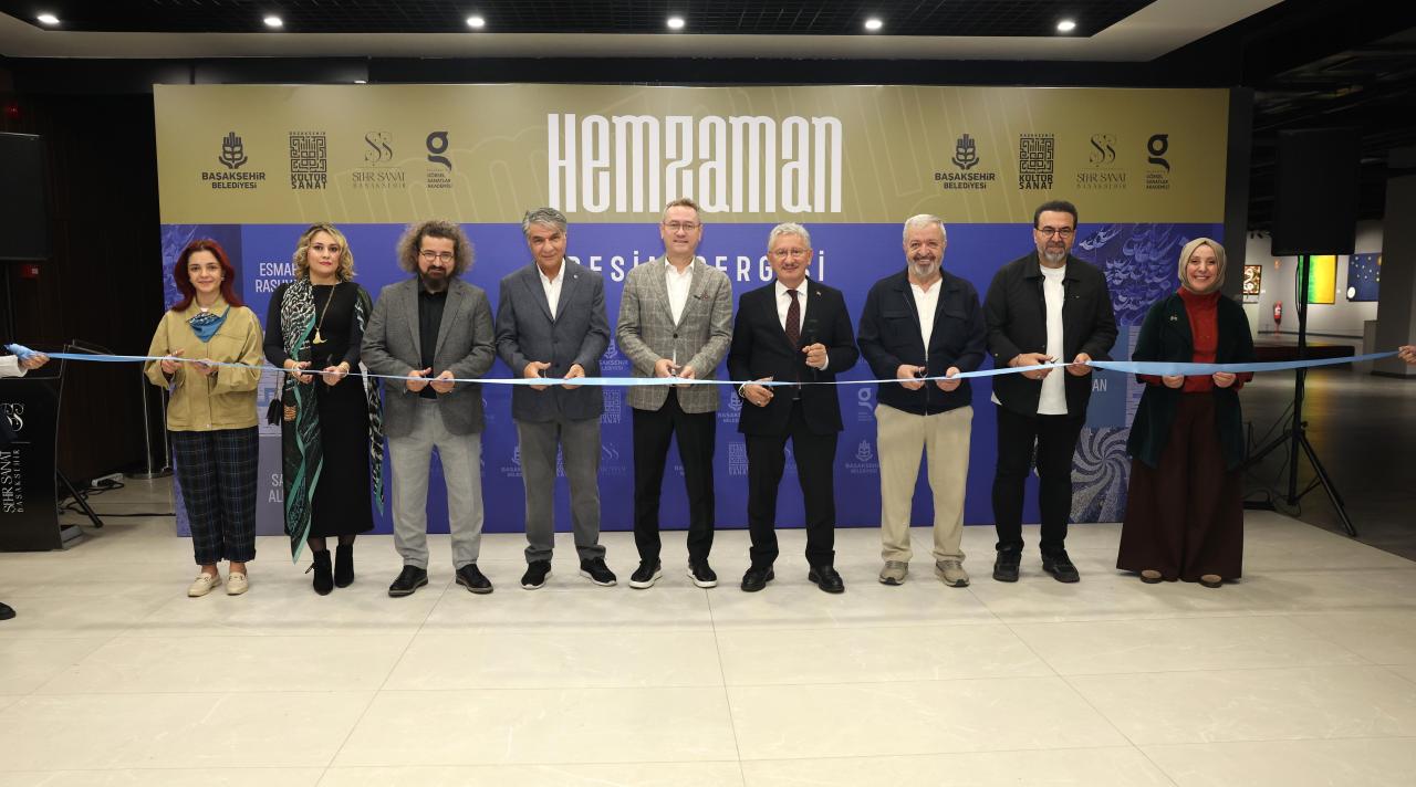 HEMZAMAN SERGİSİ BAŞAKŞEHİR'DE SANATSEVERLERLE BULUŞTU