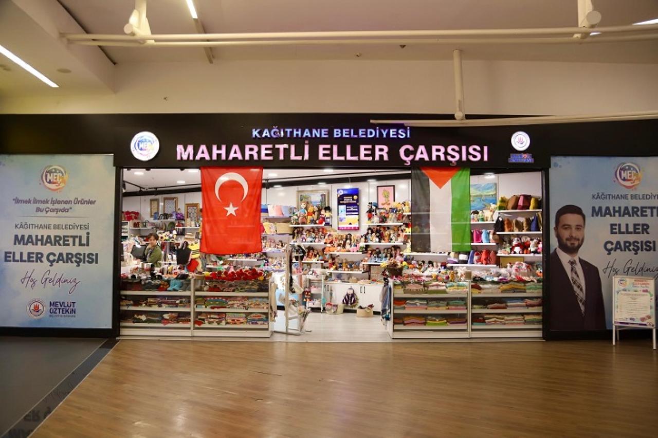 KADINLARIN EL EMEĞİ MAHARETLİ ELLER ÇARŞISI’NDA SERGİLENİYOR