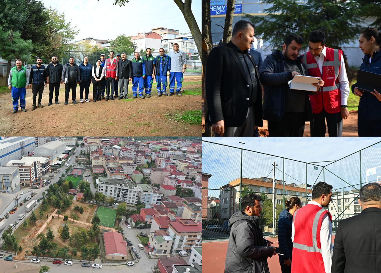 İshakpaşa Parkı yenileniyor: Başkan Bingöl, çalışmaları yerinde inceledi