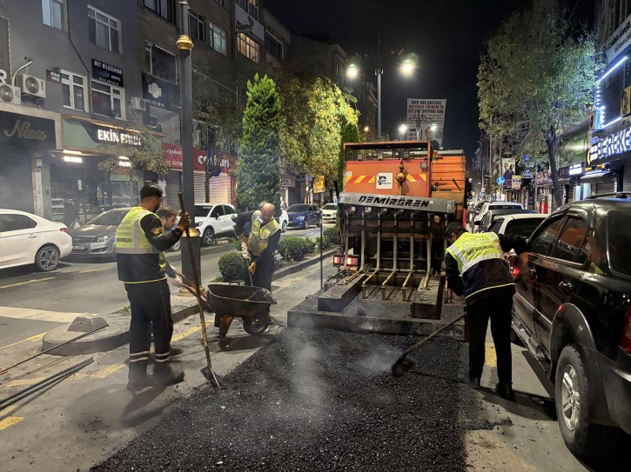 KÂĞITHANE BELEDİYESİ YOLLARI KIZIL ÖTESİ TEKNOLOJİYLE YENİLİYOR