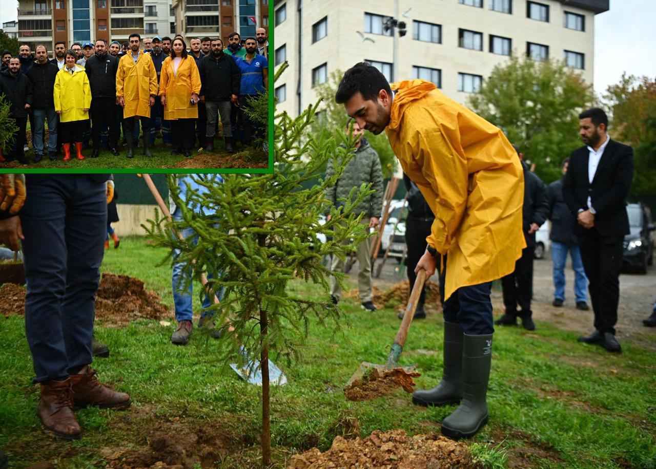 Milli Ağaçlandırma Günü’nde Tuzla’dan Atatürk’e yeşil vefa