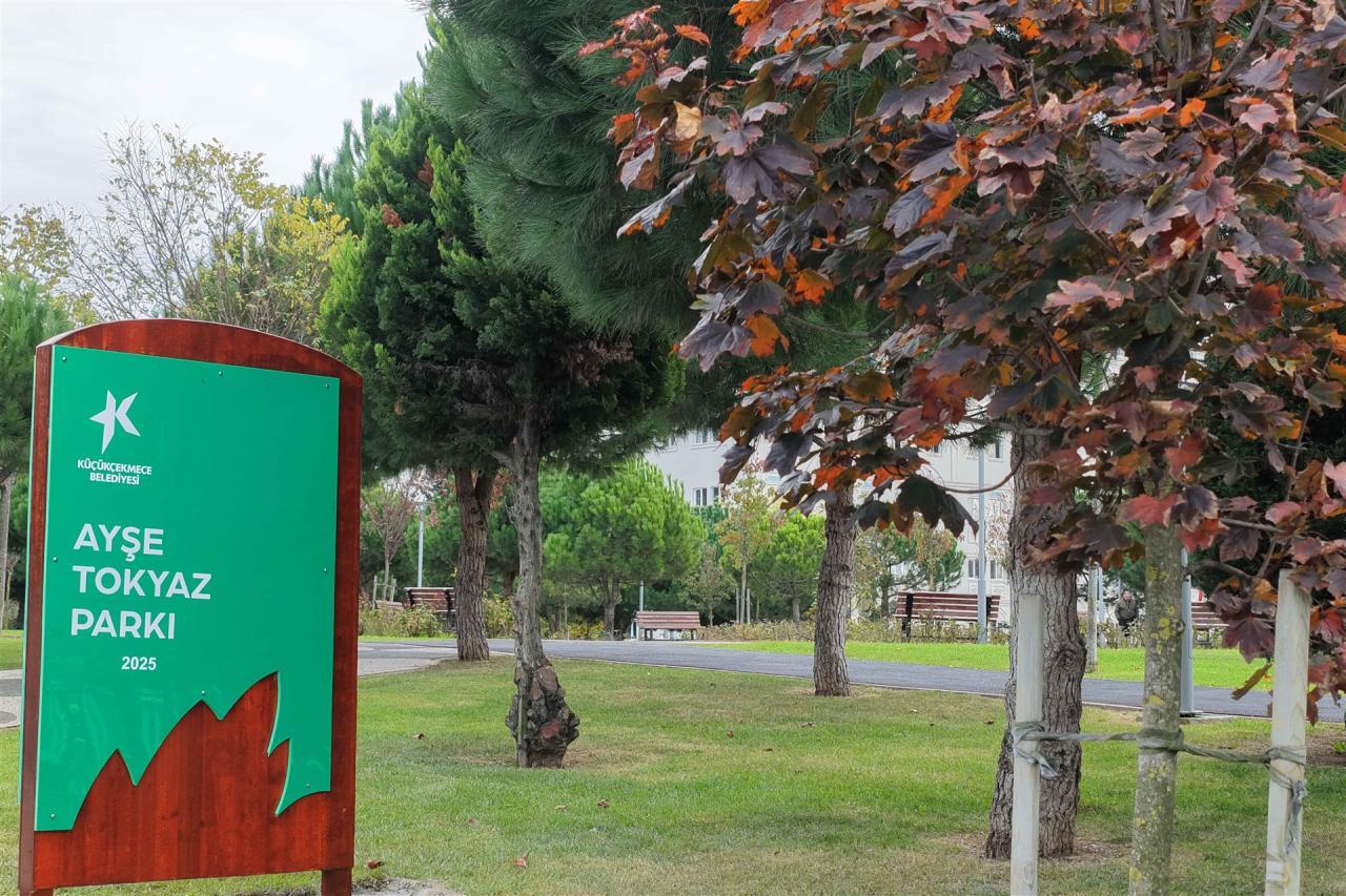 ATAKENT MAHALLESİ'NDEKİ PARKA AYŞE TOKYAZ'IN ADI VERİLDİ