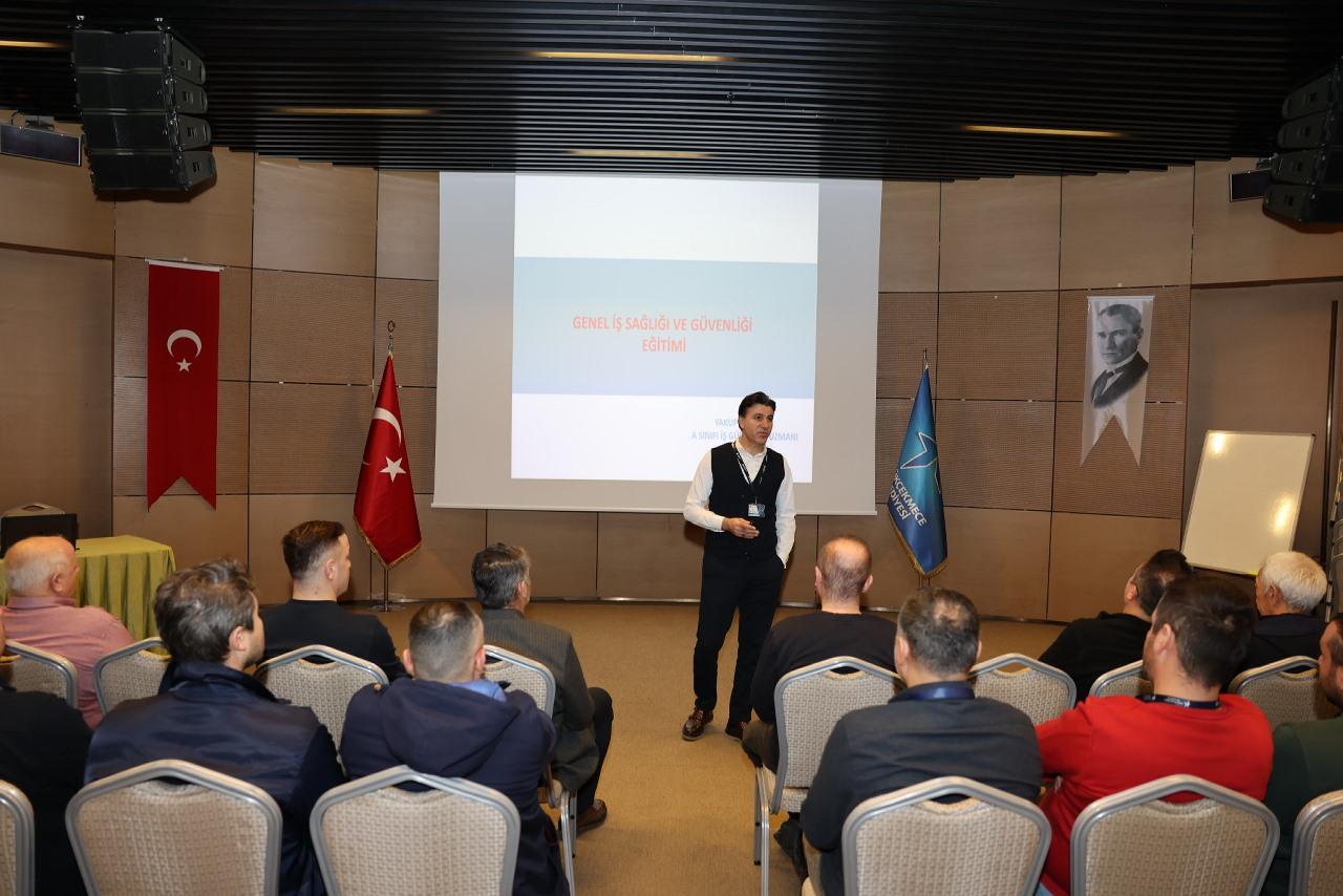 PERSONELE ‘İŞ SAĞLIĞI VE GÜVENLİĞİ’ EĞİTİMİ VERİLDİ