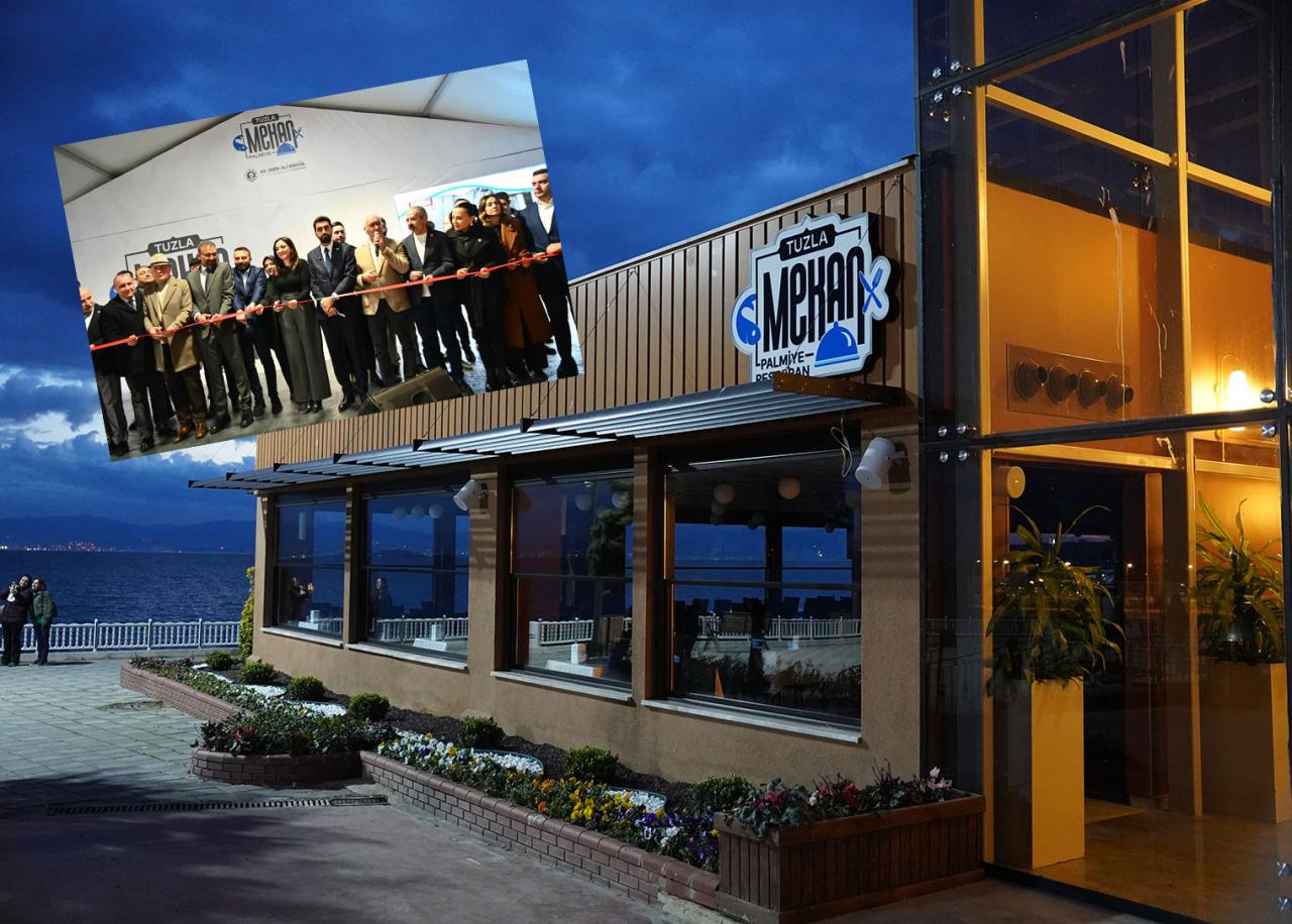 Tuzla Mekan Palmiye yenilenen yüzüyle hizmete açıldı