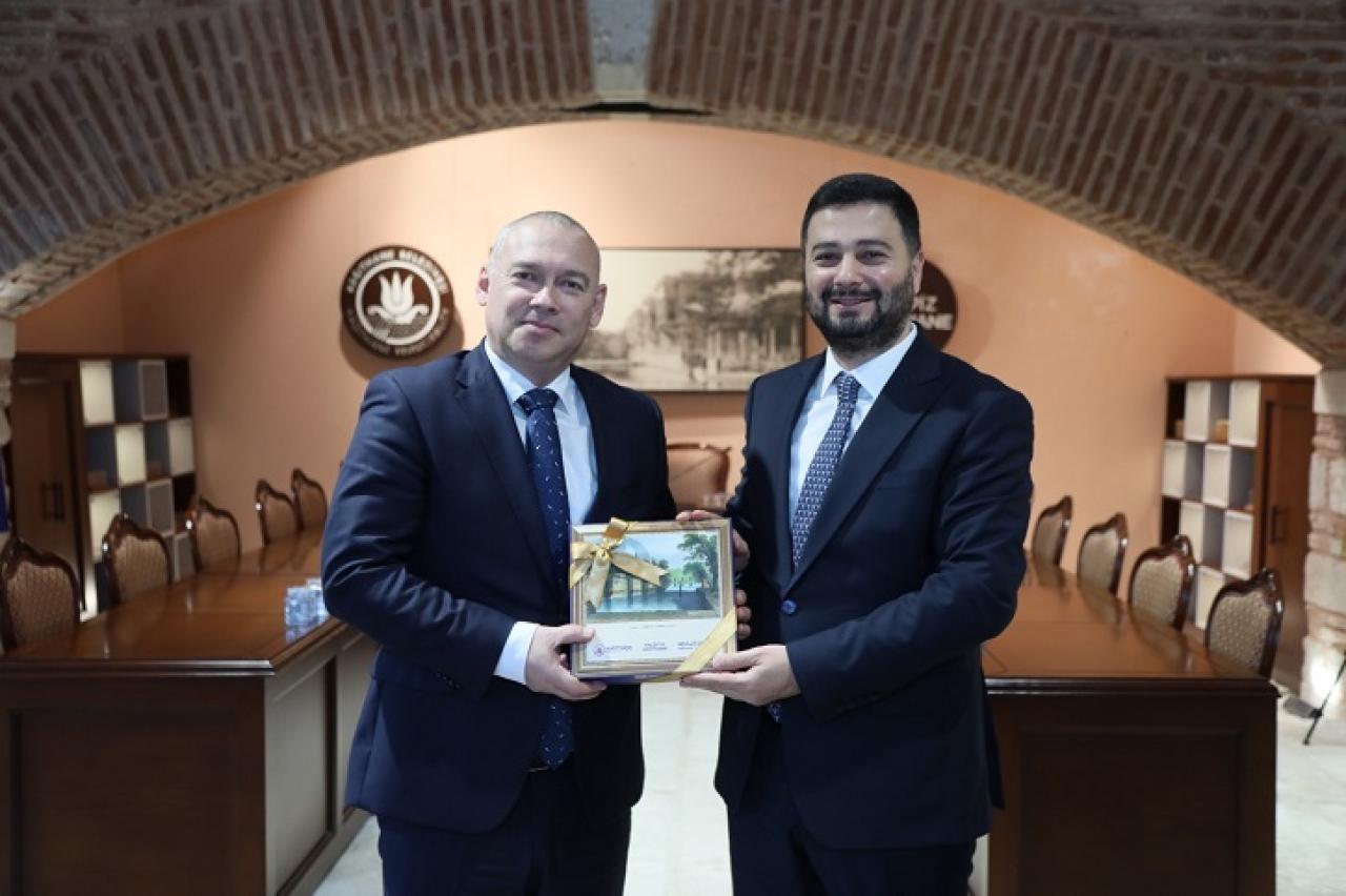 BAŞKONSOLOS KELLER’DEN BAŞKAN ÖZTEKİN’E ZİYARET