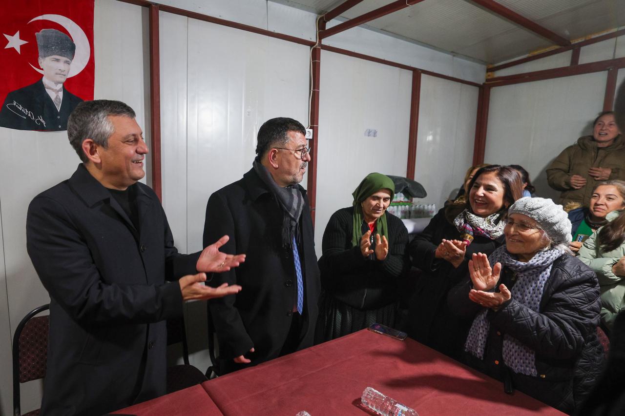 CHP Lideri Özgür Özel, Malatya Akçadağ ve Ören'de...