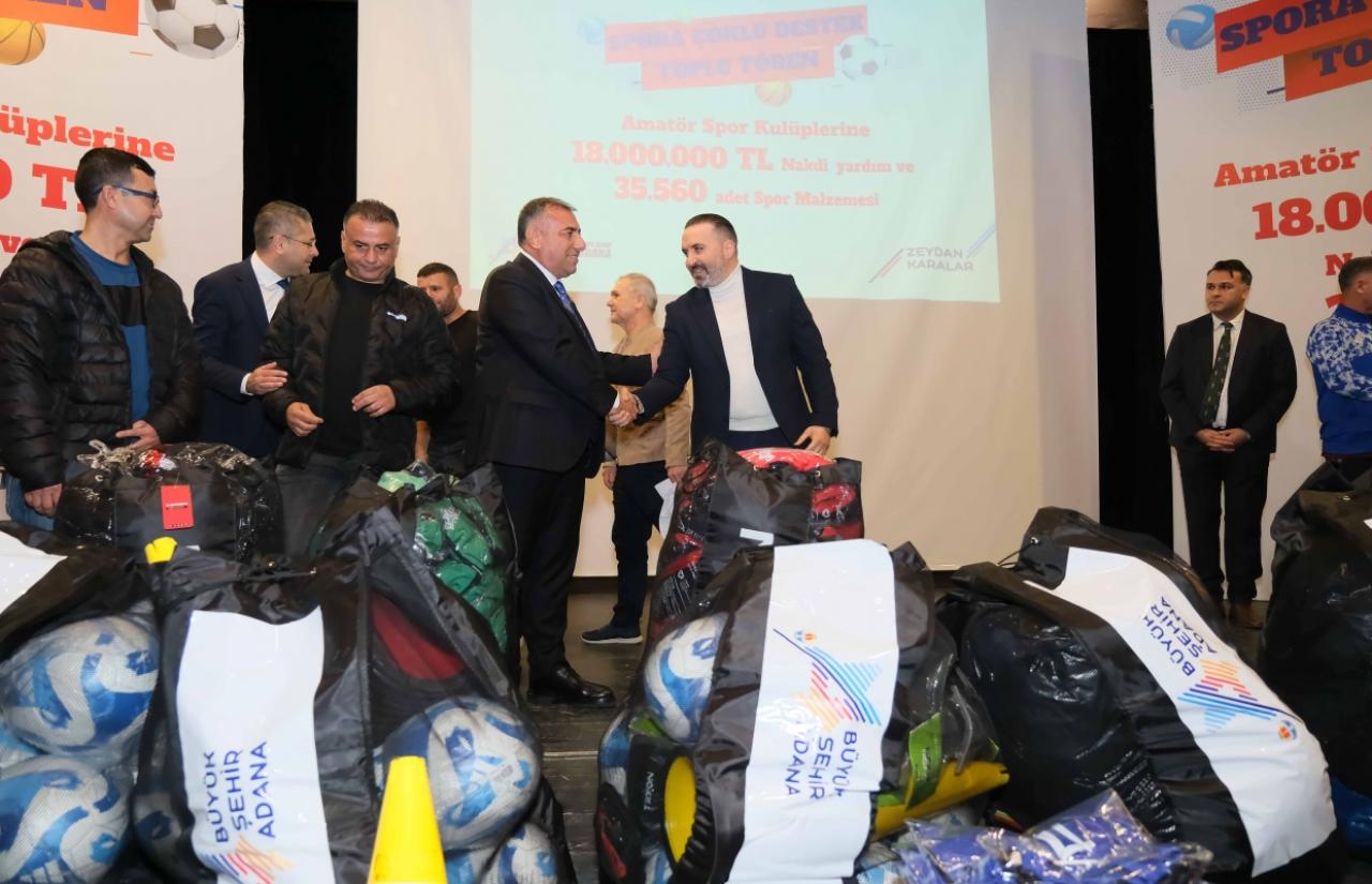 Adana Büyükşehir Belediyesi’nden Amatör Spor Kulüplerine Önemli Destek