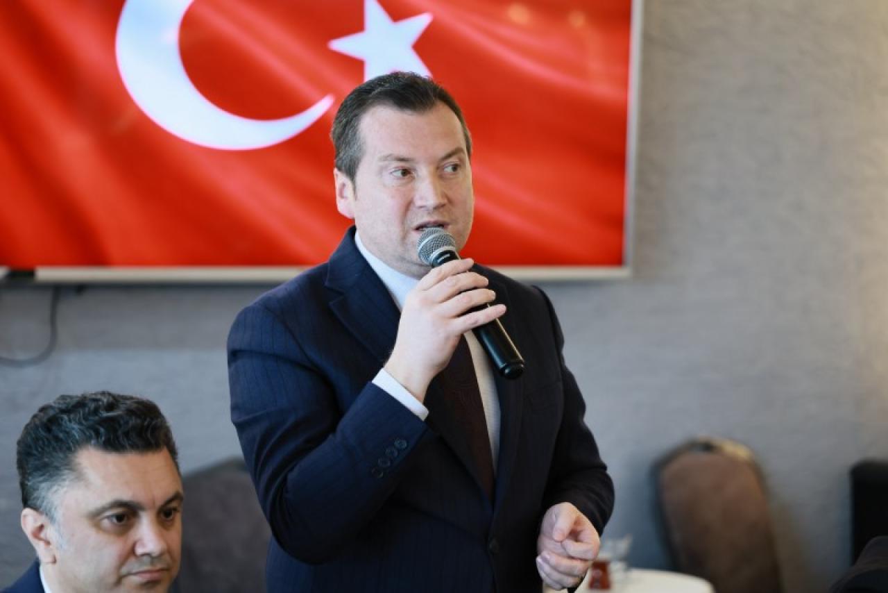 Başkan Balcıoğlu, Kaymakamlığın düzenlediği bayramlaşmaya katıldı