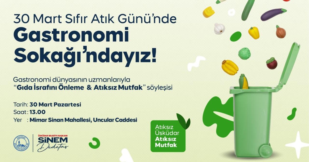 ÜSKÜDAR BELEDİYESİ’NDEN SIFIR ATIK GÜNÜ’NE ÖZEL ANLAMLI PROJE: “ATIKSIZ ÜSKÜDAR, ATIKSIZ MUTFAK”