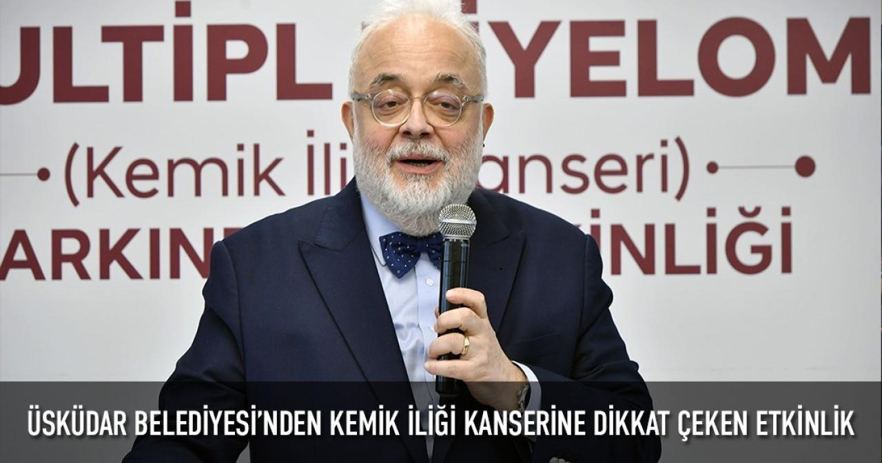 ÜSKÜDAR BELEDİYESİ’NDEN KEMİK İLİĞİ KANSERİNE DİKKAT ÇEKEN ETKİNLİK