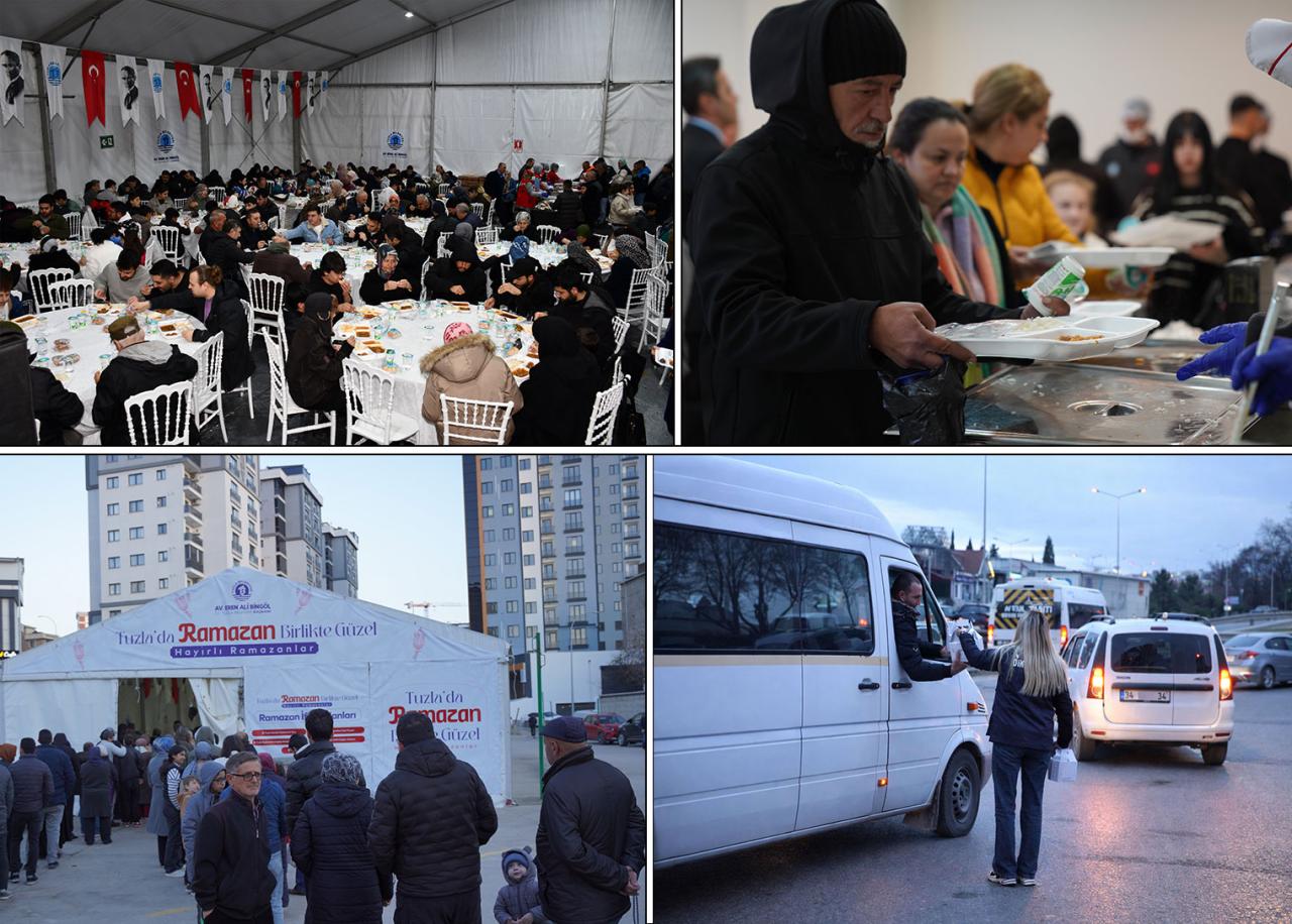 Ramazan ayında onlarca noktada binlerce iftariyelik dağıtıldı